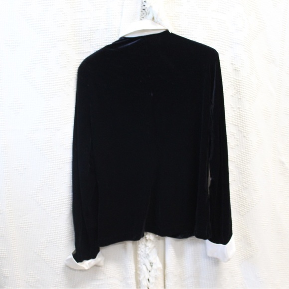 Velvet/ Velour Long Sleeve Top - Picture 4 of 6